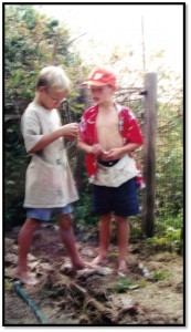 Cory and Emory Gardening